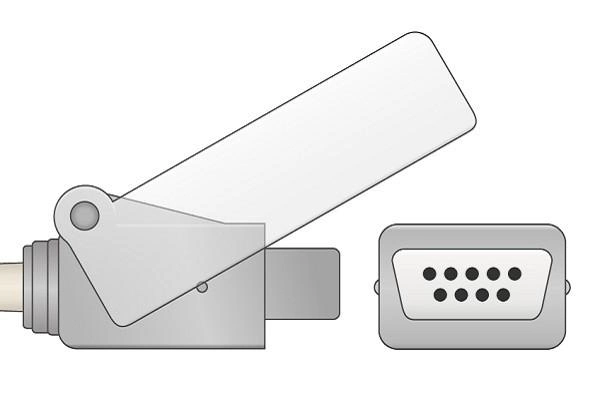 Удлинительный кабель Ge-Datex Oxy-C3 SpO2, 2.4m