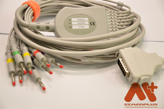 Fukuda Denshi Ecg связывает Din 3,0 кабеля терпеливого монитора CP-104L