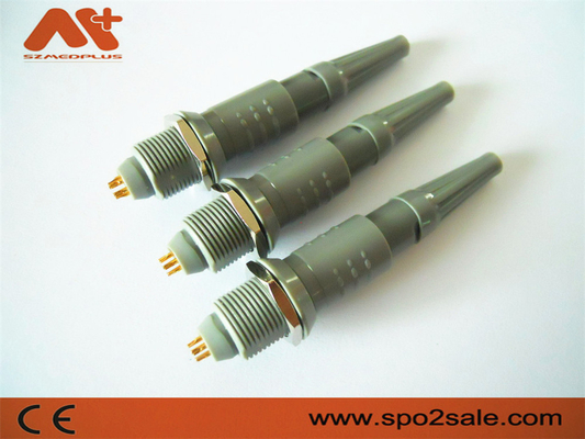 1P Pull Push 6Pin Пластмассовый плагин Серая раковина Серая рукава для 5.00мм кабеля медицинских устройств соединителей