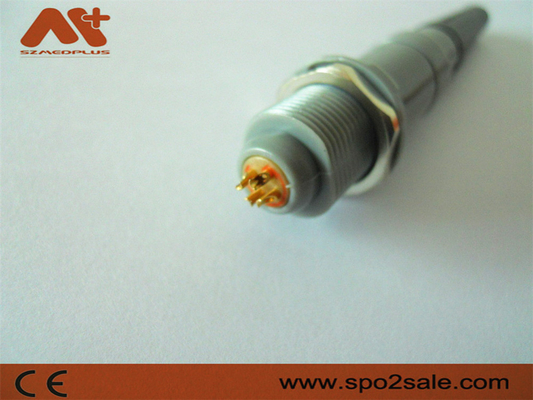 1P Pull Push 6Pin Пластмассовый плагин Серая раковина Серая рукава для 5.00мм кабеля медицинских устройств соединителей