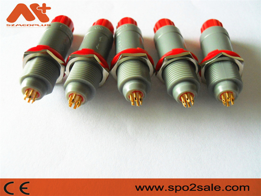 1P Pull Push 6 Pin пластиковый разъем, серый корпус, красный, двойной 60 ключ для медицинского применения