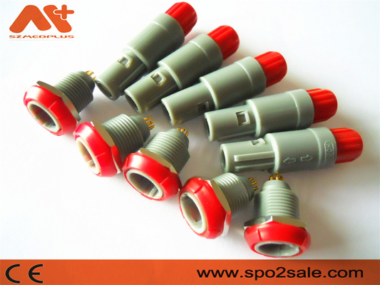 1P Pull Push 6 Pin пластиковый разъем, серый корпус, красный, двойной 60 ключ для медицинского применения