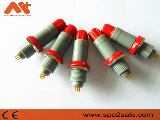 1P Pull Push 6 Pin пластиковый разъем, серый корпус, красный, двойной 60 ключ для медицинского применения