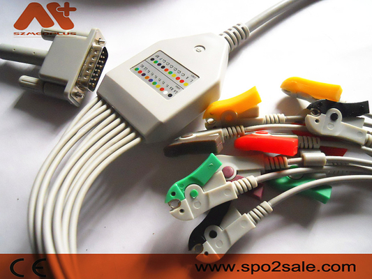 Сразу Philips совместимые соединяют зажим кабеля 9293-042-50 AHA EKG
