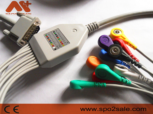Кнопка кабеля AHA машины кабеля 9293-033-50 Ecg руководства Philips Ecg
