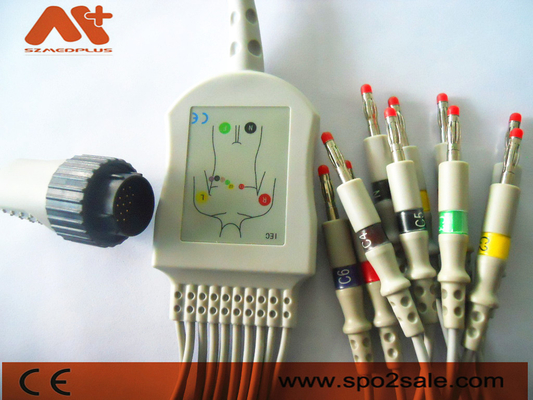 Кабель Pin кабеля 16 Kenz PC-104 EKG на Kanz 103, 106, 107, 1201, 302, 303