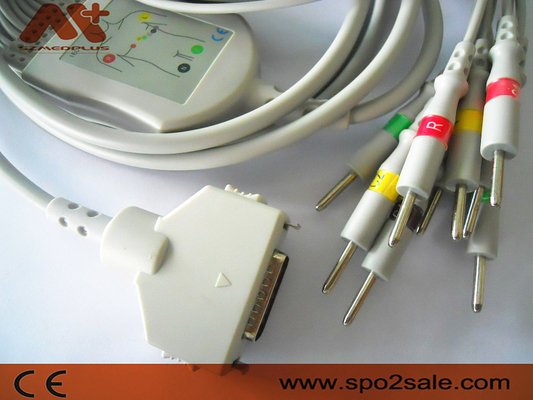 Fukuda Denshi Ecg связывает Din 3,0 кабеля терпеливого монитора CP-104L