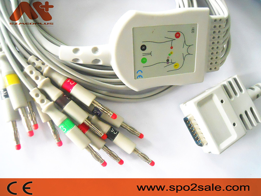 1.2M ECG привязывают подводящий провод 10 руководств 012-0700-00 Ecg для E350 E350I E550 E560 EK10