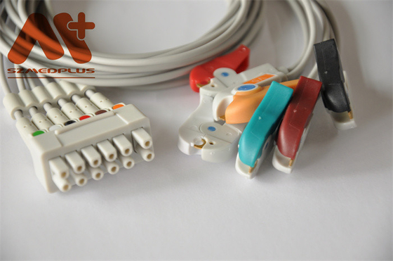 GE Marquette 	Leadwire 421932-001 телеметрии кабеля ECG Holter зажим 6 руководств