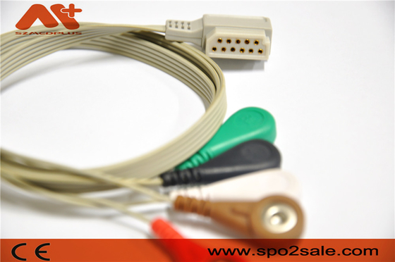 11 кабель Philips M4725A руководства ECG телеметрии 5 Pin использовал рекордера Holter