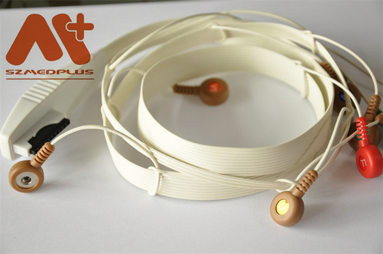 Медицинский кабель AHA Mortara Ecg кабеля Holter руководства TPU 10 - 9293-034-50