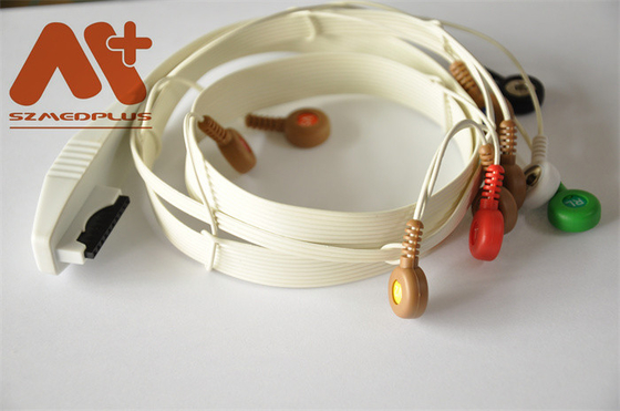 Медицинский кабель AHA Mortara Ecg кабеля Holter руководства TPU 10 - 9293-034-50