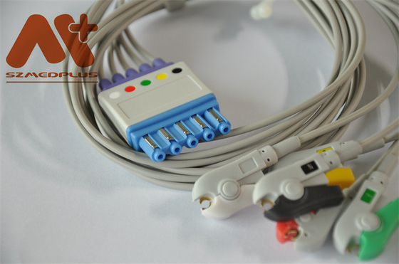 Зажим ECG Philips M1968A AHA оксиметра ИМПа ульс привязывает 5 руководство 3ft