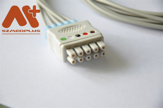 Кнопка 411202-001 руководства кабеля 5 Marquette ECG здравоохранения GE терпеливая