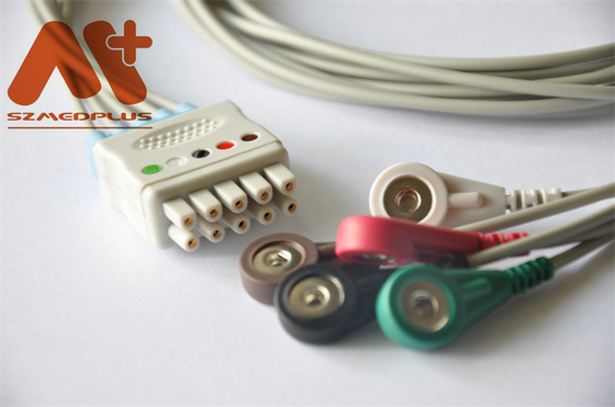 Кнопка 411202-001 руководства кабеля 5 Marquette ECG здравоохранения GE терпеливая