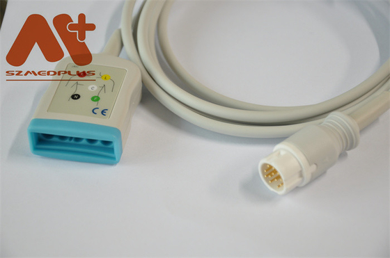 5 пациент руководства ECG привязывает 12 Pin Philips M1668A для терпеливого монитора