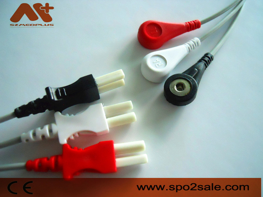 Leadwire кнопки ECG руководства Spacelabs совместимый 3 - 700-0007-00