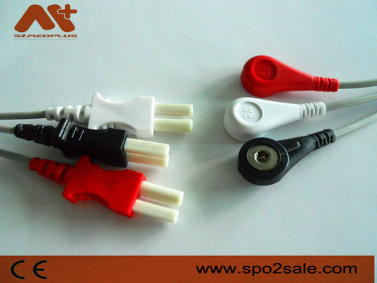 Leadwire кнопки ECG руководства Spacelabs совместимый 3 - 700-0007-00
