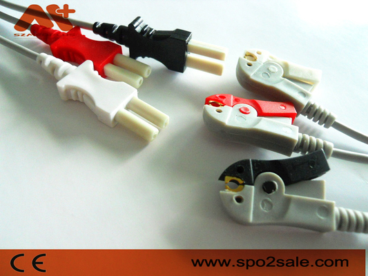 Leadwire зажима ECG руководства Spacelabs совместимый 3 - 700-0006-00