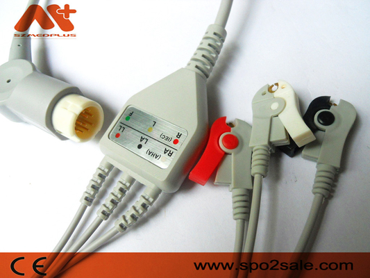 Зажим 3 руководств Philips совместимый Непосредственн-соединяет кабель ECG - M1970A