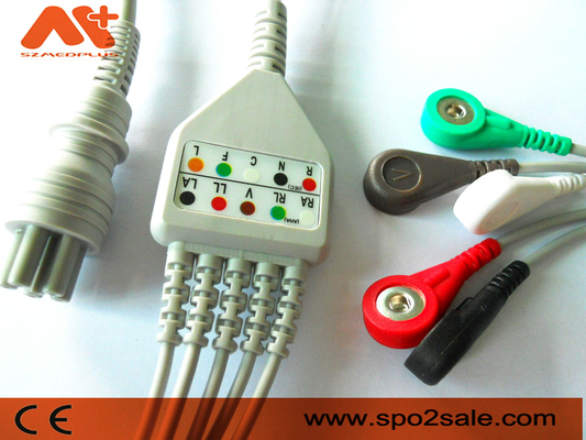Монитор Colin BP-88S BP-S510 M9500 терпеливый привязывает кабель Pin Ecg 6
