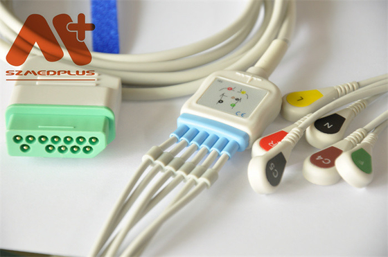 кнопка руководства кабеля 6 12Pin Nihon Kohden ECG