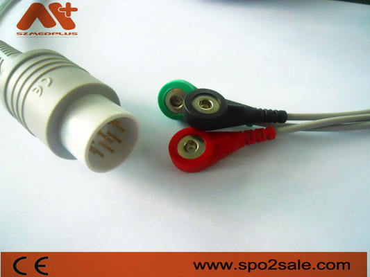 11 Pin Nihon Kohden ECG привязывает 3 руководство CB-72353P для ТЕХНИЧЕСКОГО Sery
