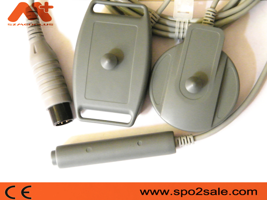 6 Pin UT3000B 2 в 1 фетальном датчике монитора с серым кругом кабеля TPU