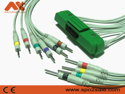 Кабель Ecg Nihon Kohden Cardiofax v 1550K EKG терпеливый, ECG-9522P, ECG-1550