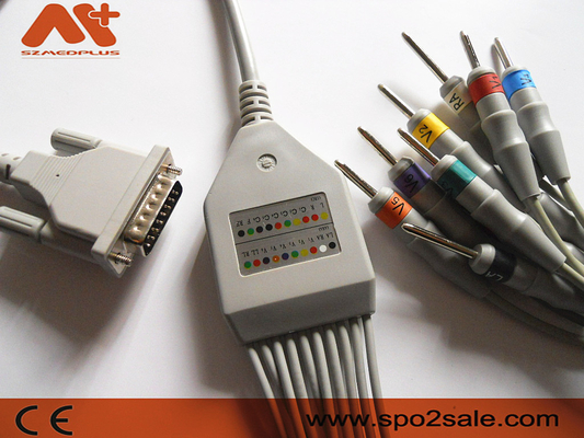 Конец Din 3,0 банана 4,0 Serie кабеля 3 Aspel AsCARD EKG терпеливый