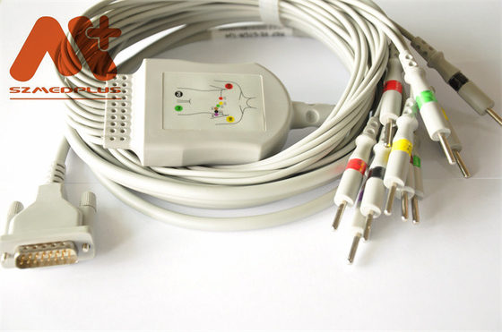кабель IEC AHA EKG безопасности TPU для Electrocardiograph SE 601 EDAN