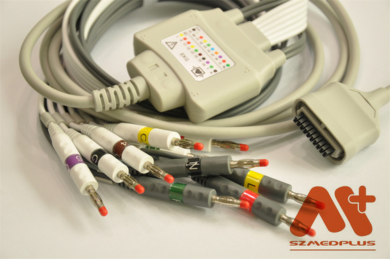 Эдан SE 15-15 Кабель ЭКГ, IEC, Банан 4.0