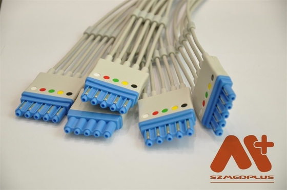 5 руководство AHA щелкает кабель M1644A Philips ECG терпеливый совместимое